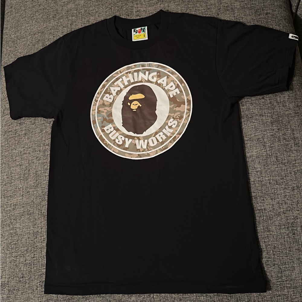 BAPE SAND CAMO BUSY WORKS TEE